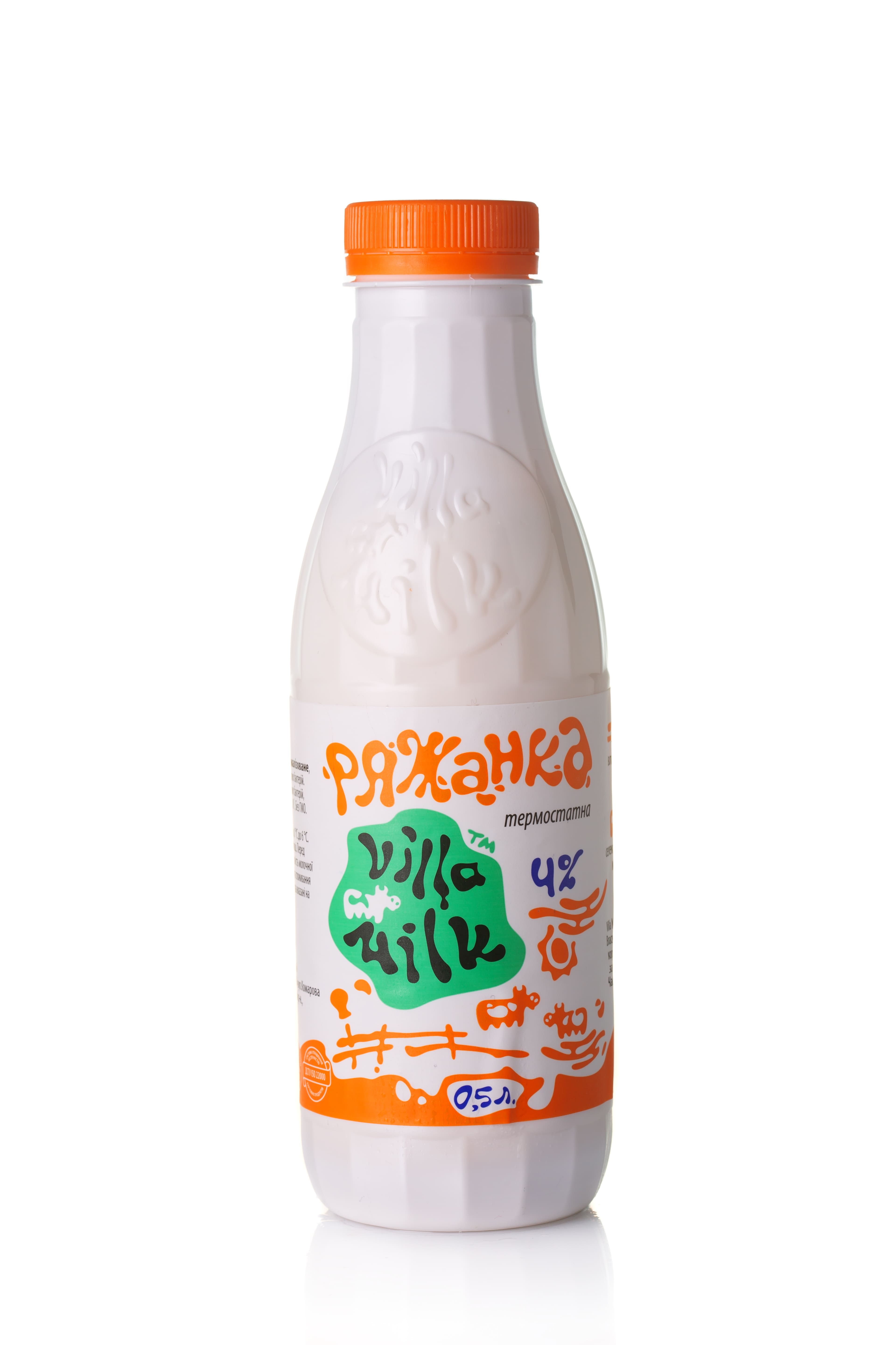 Ряжанка термостатна ВІЛЛА МІЛК, 4%, 500г